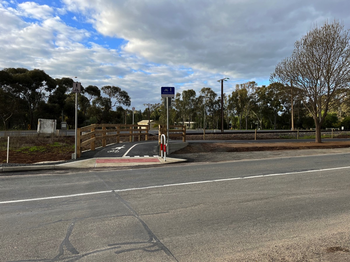 New shared path at Sunnydale Avenue