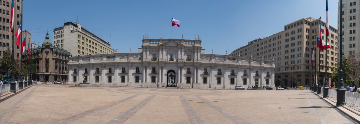 The Presidential Palace in Santiago, Chile